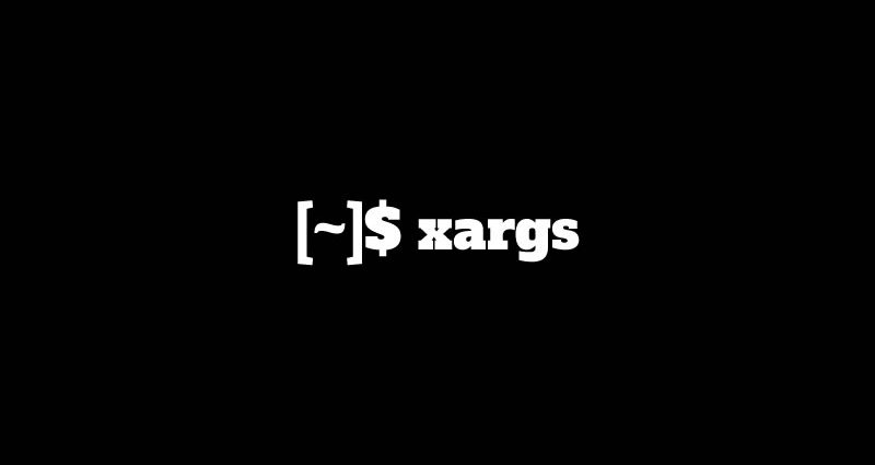 xargs command