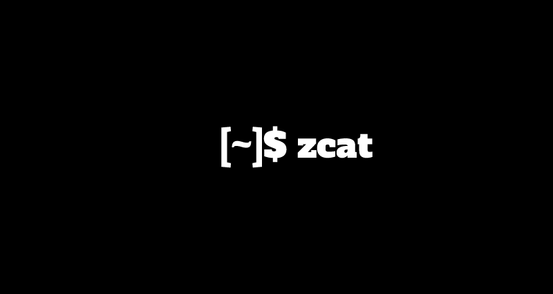 zcat command